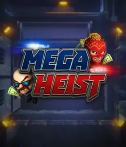 Step into the action-packed world of Mega Heist slot by Relax Gaming, highlighting quirky characters ready to pull off a bank heist. This graphic captures the drama of the heist with its dramatic logo and an ominous vault backdrop. Perfect for players looking for a heist adventure, delivering a captivating adventure. 