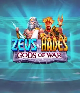 Experience the mythological battlefield of the Zeus vs Hades: Gods of War game by Pragmatic Play, highlighting the mighty Zeus wielding lightning and Hades, blazing with underworld fury. This graphic captures the powerful duel between ancient deities, set against a mystical backdrop. Perfect for mythology enthusiasts, promising a gripping gaming experience. 