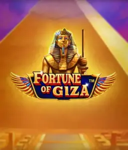 Uncover the ancient world of Fortune of Giza slot by Pragmatic Play, featuring a noble depiction of a Pharaoh set against the iconic pyramid backdrop. This image conveys the glory of Egyptian history, perfect for fans of Egyptian-themed slots, delivering a captivating gaming experience.